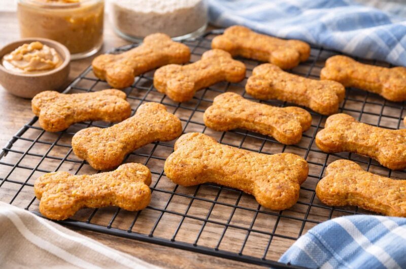 Homemade Peanut Butter Dog Biscuits